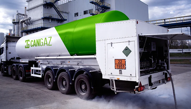 Cangaz Group kurumsal web sitesi tanker görseli