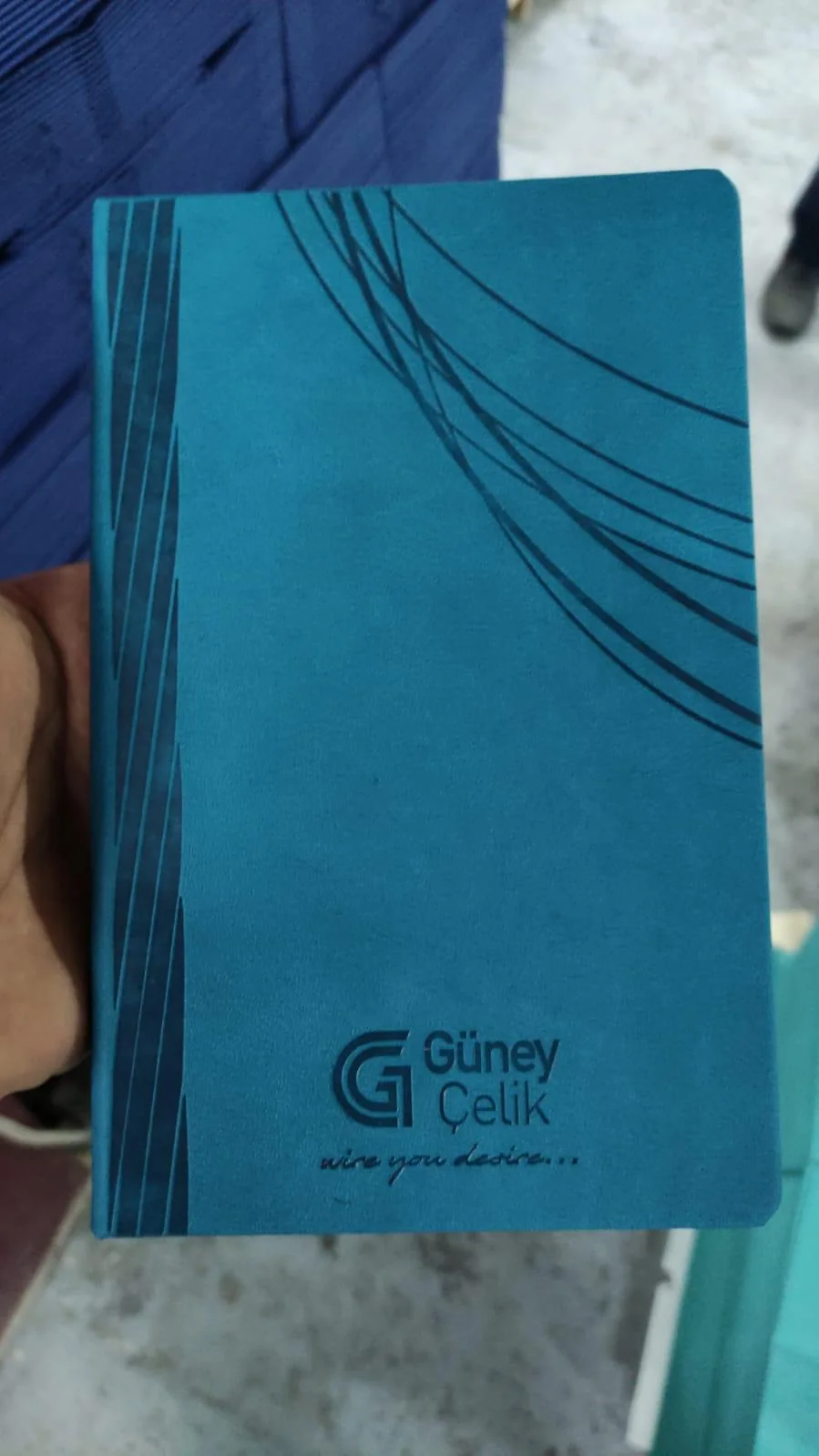 Güney Çelik kurumsal defter tasarımı